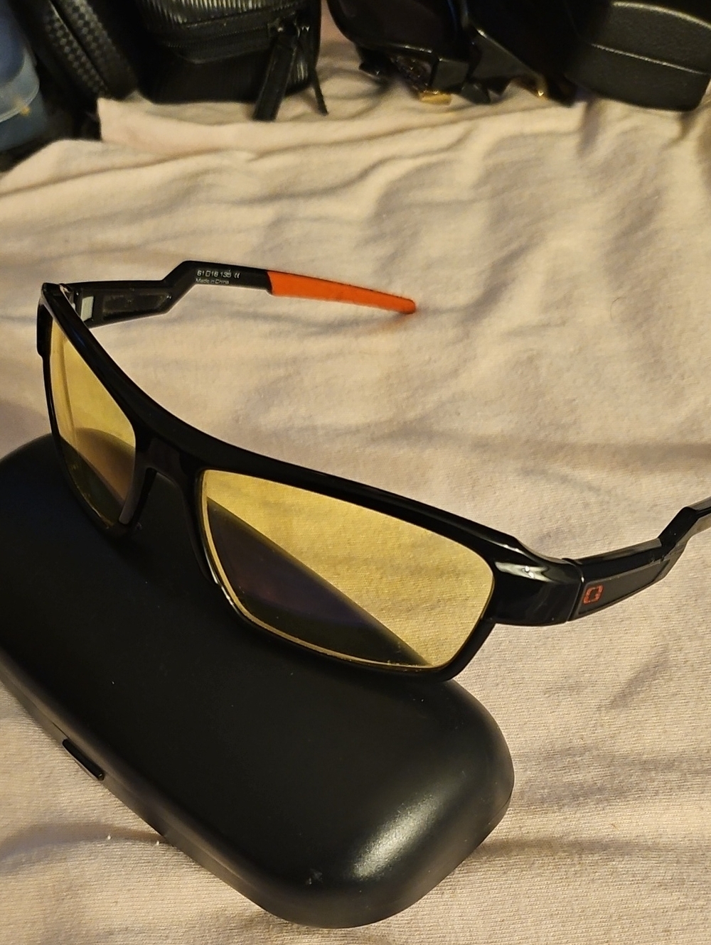 black GUNNAR Lightning Bolt 360 Gaming Glasses NEW!!